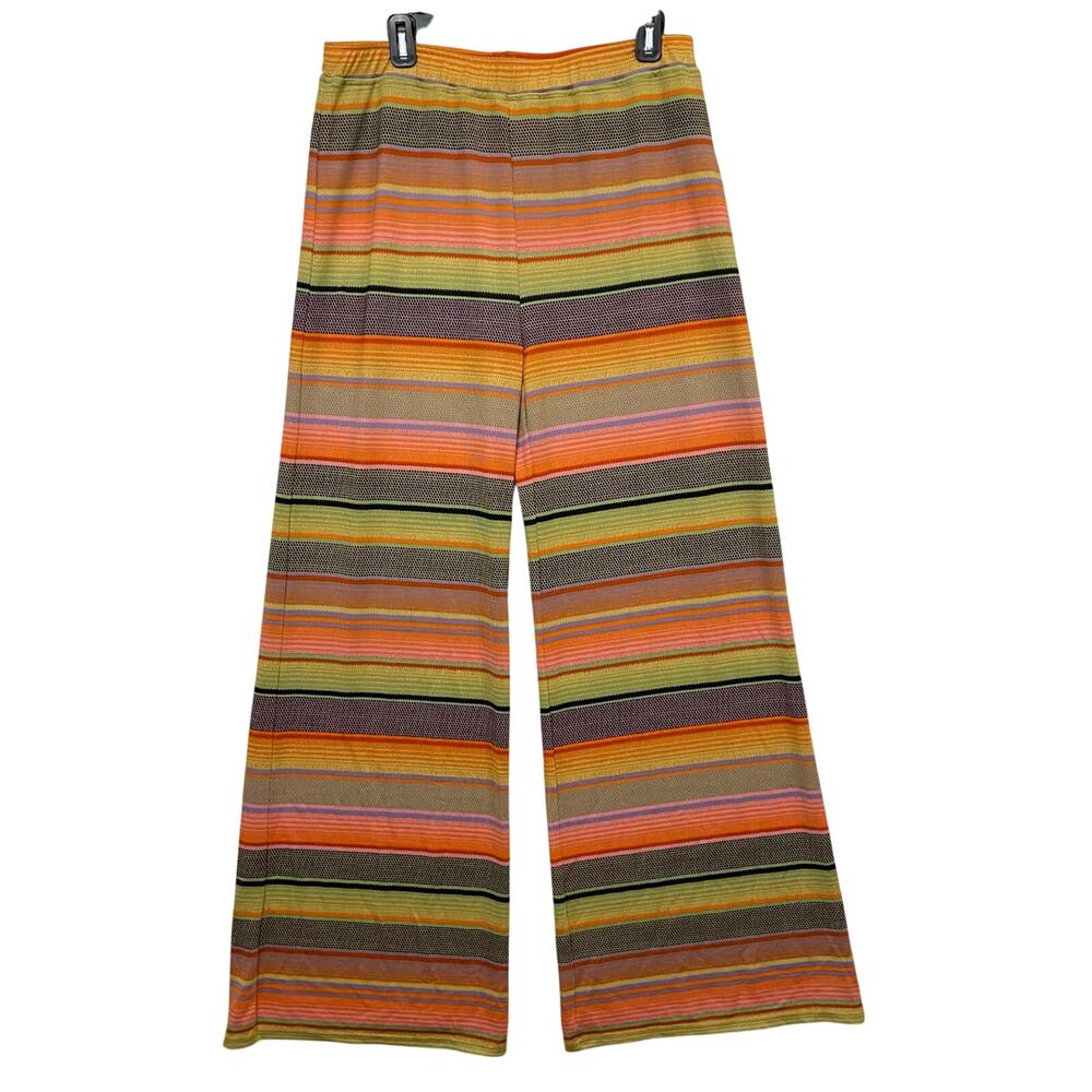 Double D Ranch Women's Wide Leg Pants Palazzo Pull On Stretch Boho Size Large